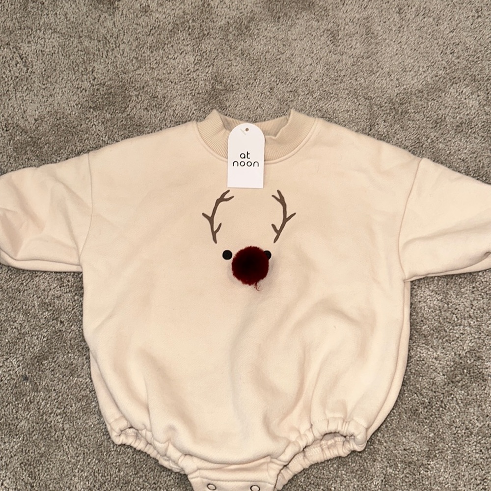 Reindeer Bubble Romper